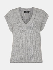 Whistles Grey Elsa Ribbed Tank - Image 5 of 5