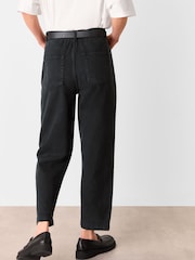 Whistles Grey Lola Cotton Blend Trousers - Image 2 of 5