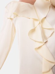 Whistles White Kika Frill Top - Image 4 of 5