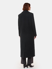 Whistles Black Lori Longline Coat - Image 2 of 5