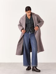 Whistles Grey Phoebe Knit Shirt - Image 3 of 5