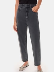 Whistles Grey Stretch Barrel Leg Jeans - Image 1 of 5