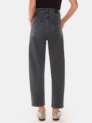 Whistles Grey Stretch Barrel Leg Jeans - Image 2 of 5