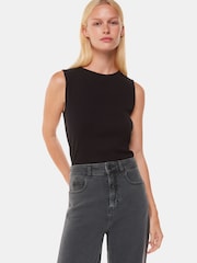 Whistles Grey Stretch Barrel Leg Jeans - Image 4 of 5