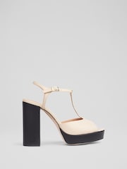 LK Bennett Lorna Leather Mary Jane Platform Shoes - Slika 2 iz 4