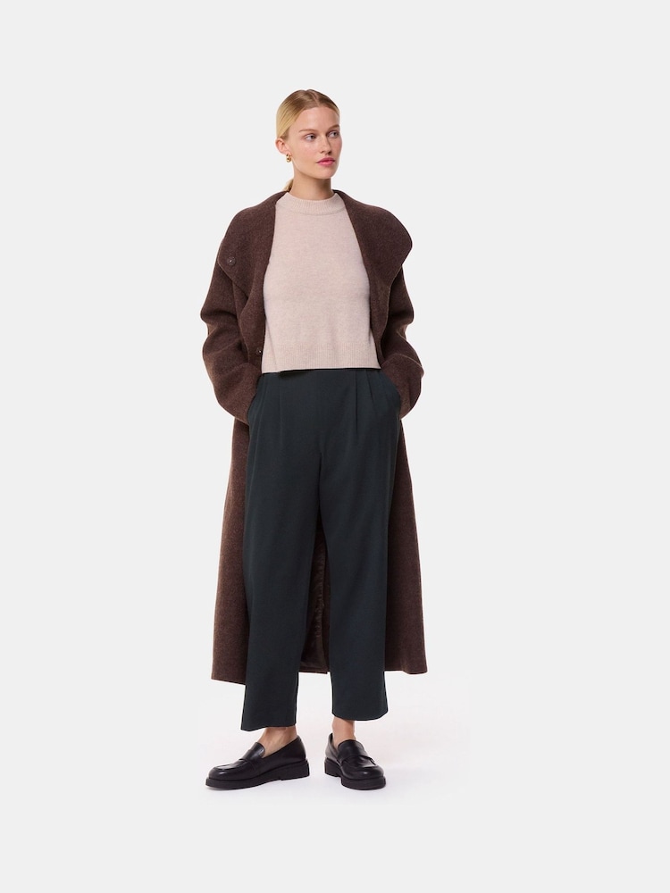 Whistles Black Matilda Tapered Trousers - Image 1 of 5