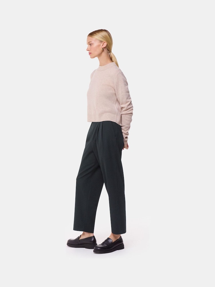 Whistles Black Matilda Tapered Trousers - Image 2 of 5