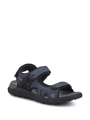 Pavers Blue Triple Touch-Fastening-Strapped Sandals - Image 2 of 5