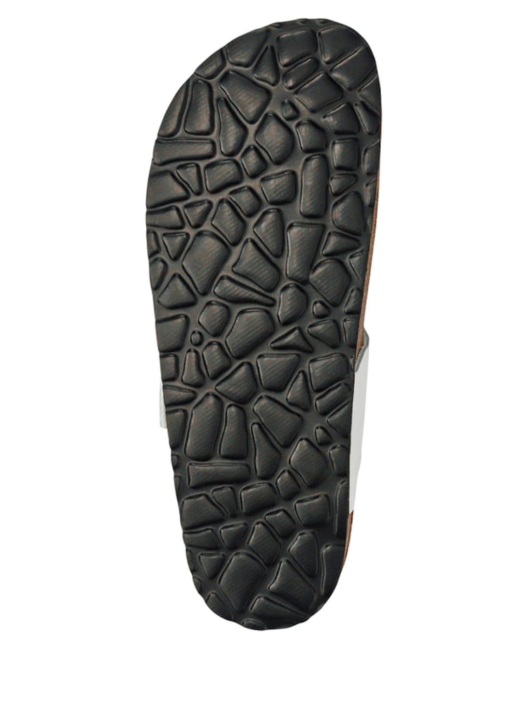Pavers White Leather Toe Post Sandals - Image 5 of 5