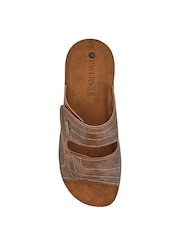 Pavers Brown Gents Mule Casual Sandals - Image 4 of 6