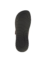 Pavers Brown Gents Mule Casual Sandals - Image 5 of 6