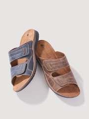 Pavers Brown Gents Mule Casual Sandals - Image 6 of 6