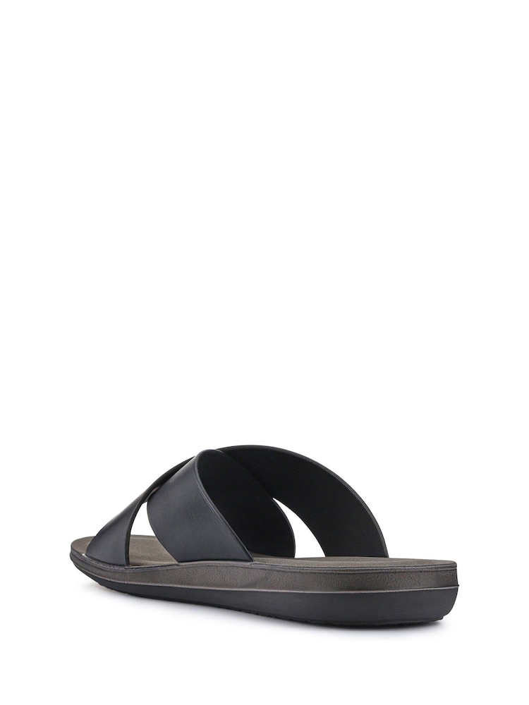 Pavers Black Gents Casual Sandals - Image 4 of 7