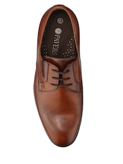 Pavers Brown Gents Lace Smart Shoes - Image 4 of 5