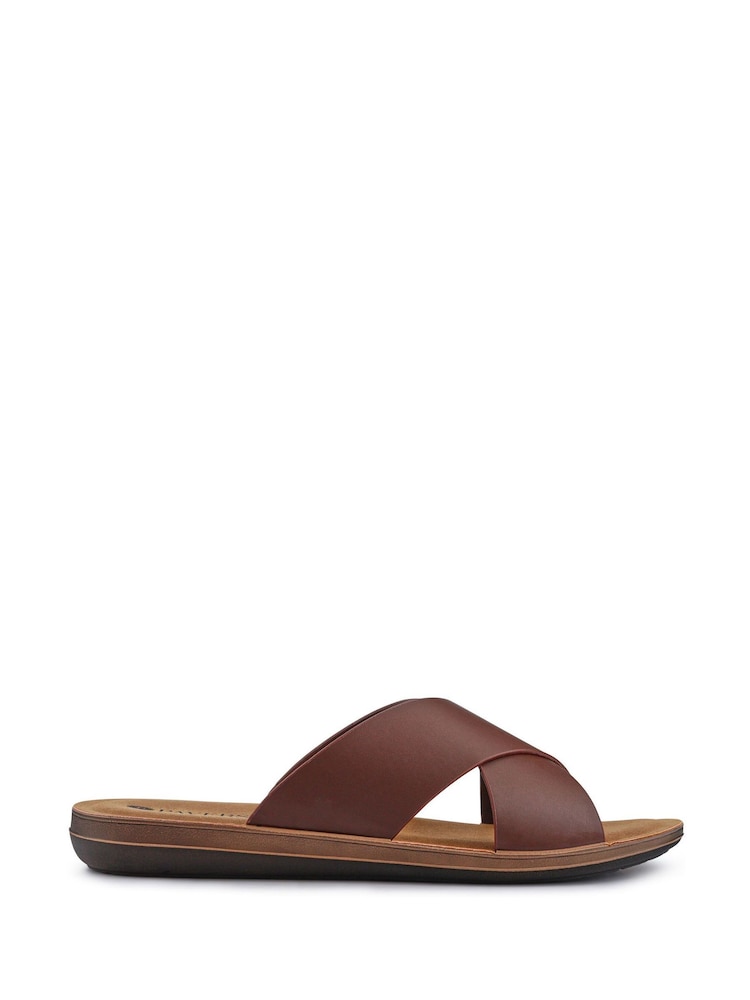 Pavers Brown Gents Casual Sandals - Image 1 of 5