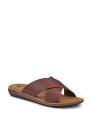 Pavers Brown Gents Casual Sandals - Image 2 of 5