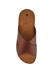 Pavers Brown Gents Casual Sandals - Image 4 of 5