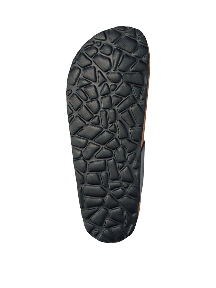 Pavers Black Leather Toe Post Sandals - Image 5 of 5