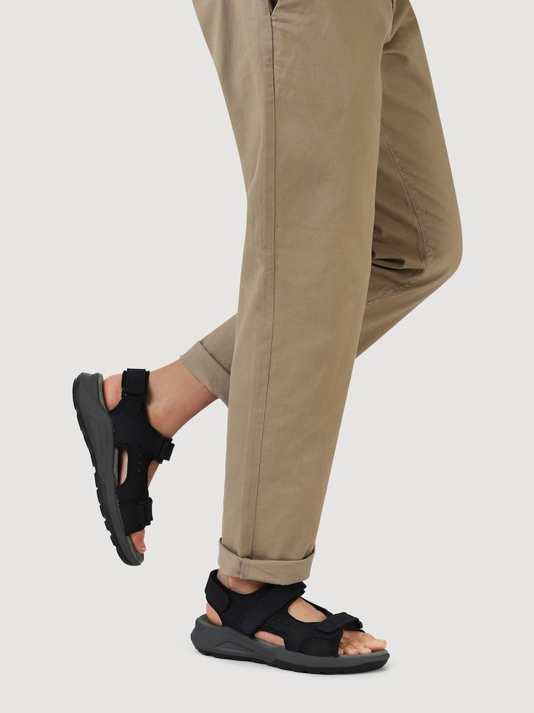 Pavers Blue Leather Touch-Fastening Sandals - Image 1 of 6