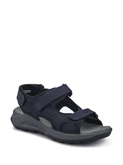 Pavers Blue Leather Touch-Fastening Sandals - Image 3 of 6