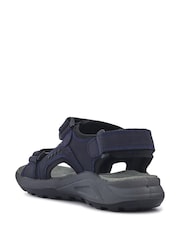Pavers Blue Leather Touch-Fastening Sandals - Image 4 of 6