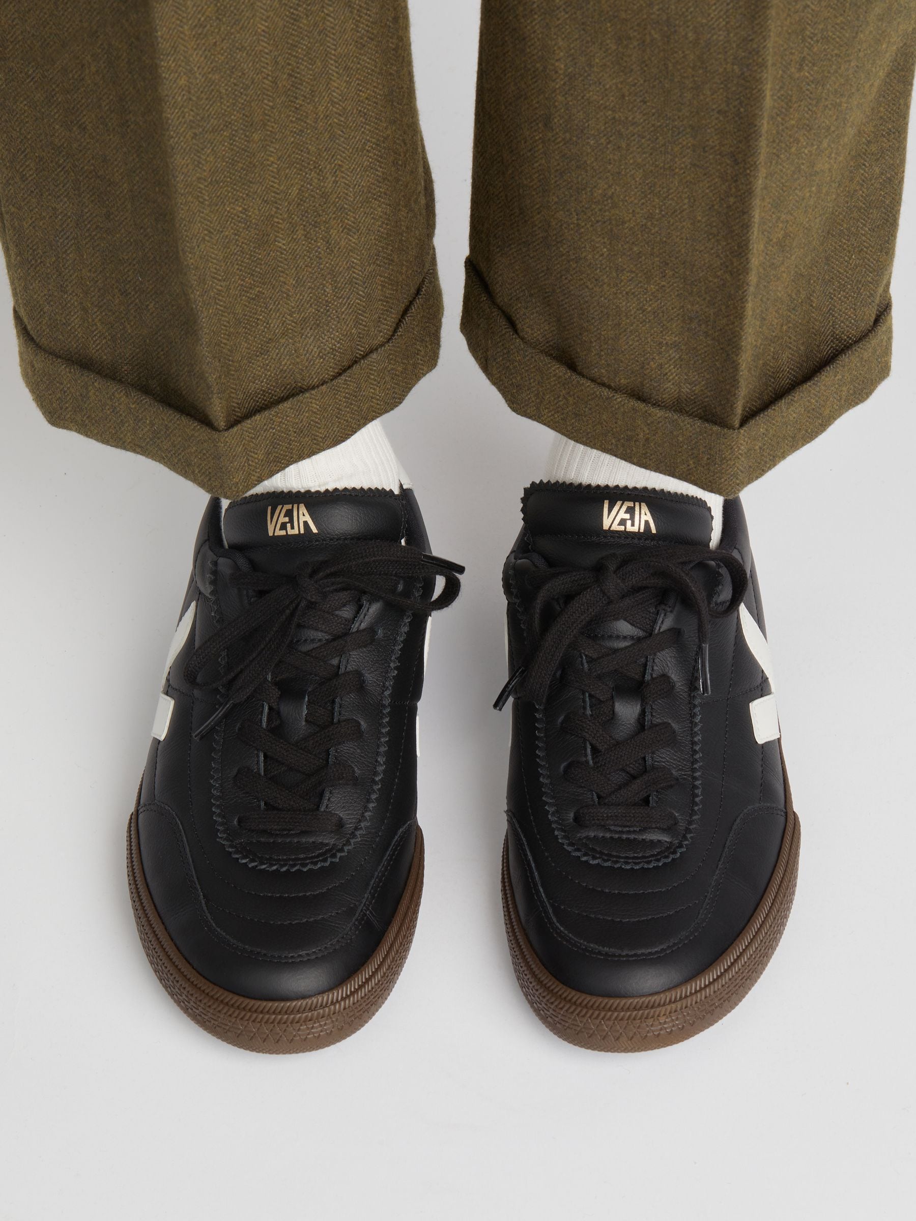 Buy Veja Black Panenka Trainers from Next Singapore