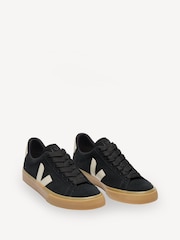 Veja Campo Bold Suede Black Trainers - Image 2 of 3