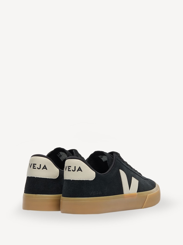 Veja Campo Bold Suede Black Trainers - Image 3 of 3