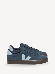 Veja Campo Bold Suede Navy Trainers - Image 1 of 3