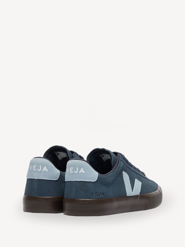 Veja Campo Bold Suede Navy Trainers - Image 3 of 3