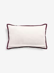 50 x 30cm Chrismas Trio Of Velvet Bows Cushion - Imagen 2 de 3