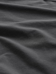 The Set Black/Charcoal Grey/Stripe/White 4 Pack Scoop Back Long Sleeved T-Shirts - Image 11 of 12