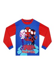 Character Blue Marvel Spidey And His Amazing Friends 100% Cotton Pyjamas - Image 6 of 9
