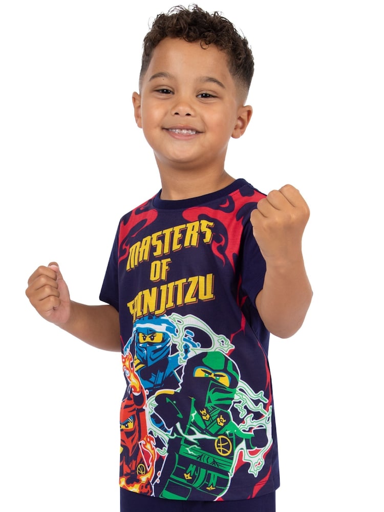 Character Blue LEGO Ninjago Short Pyjamas - Image 5 of 10