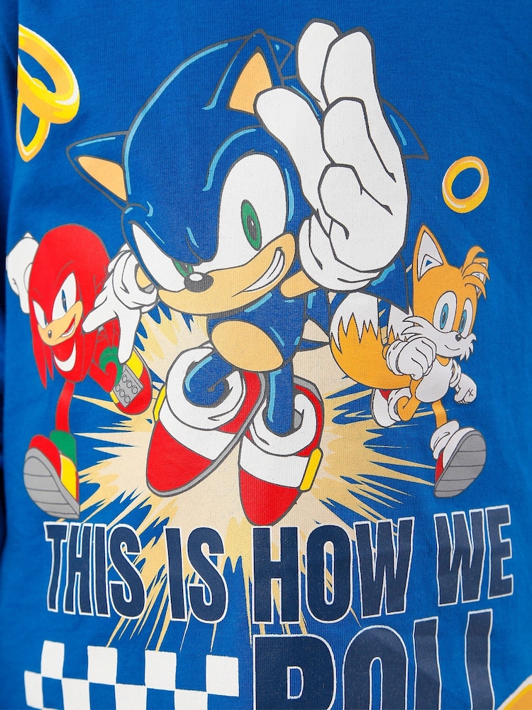 Character Blue Sonic The Hedgehog Pyjamas - Image 10 of 10 Character Blue Sonic The Hedgehog Pyjamas - Image 10 of 10