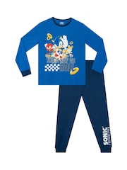 Character Blue Sonic The Hedgehog Pyjamas - Image 6 of 10