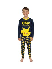Character Blue Pokemon I Choose You 100% Cotton Pyjamas Set - Image 1 of 10