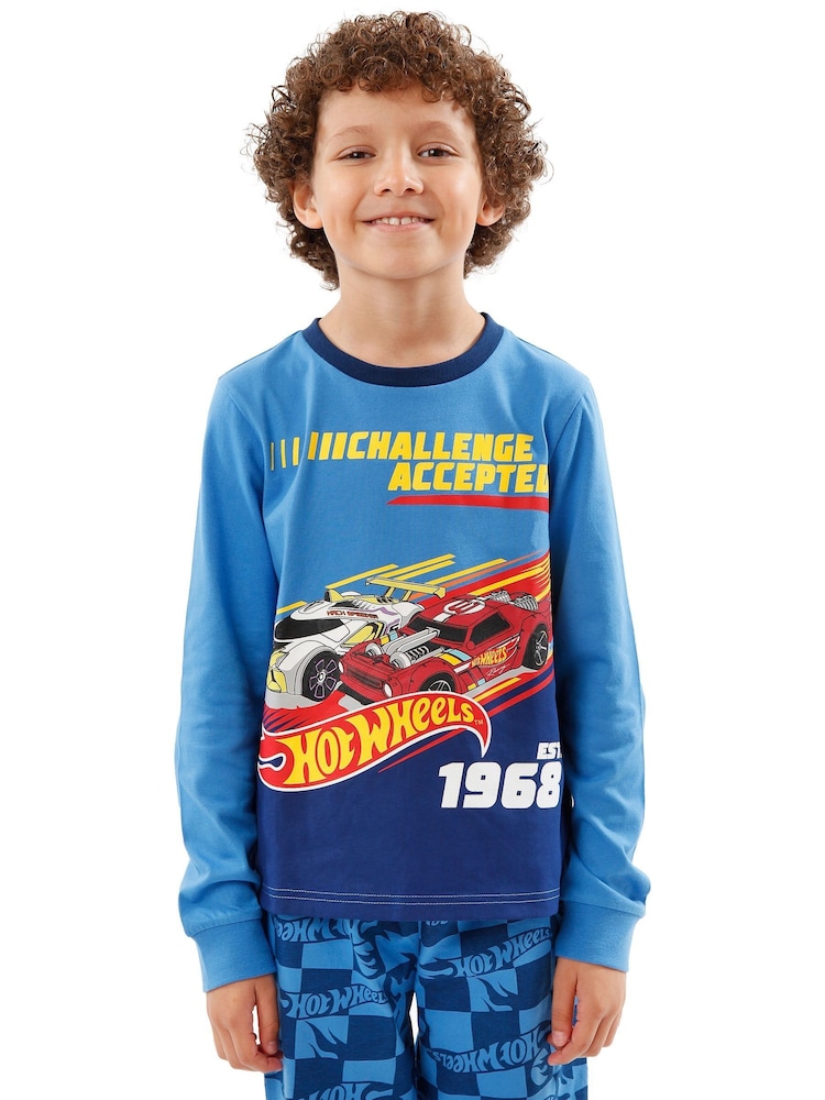 Character Hot Wheels Challenge Accepted 100% Cotton Pyjamas - صورة 1 من 8
