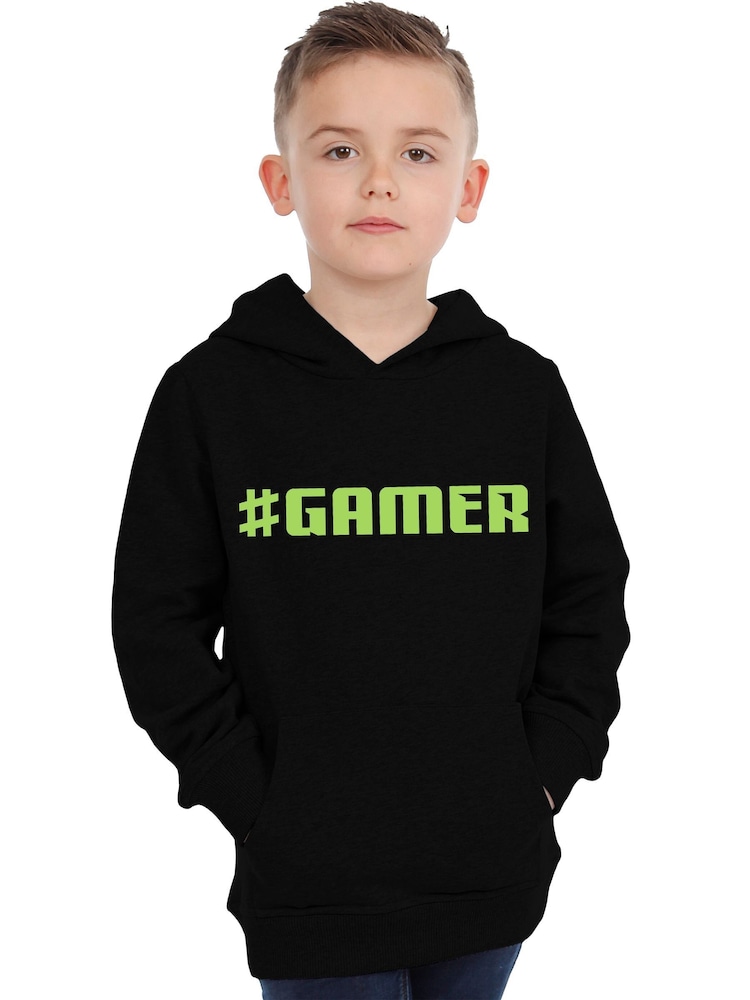 Harry Bear Black Gaming Hoodie - Image 2 of 7