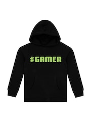 Harry Bear Black Gaming Hoodie - Image 5 of 7
