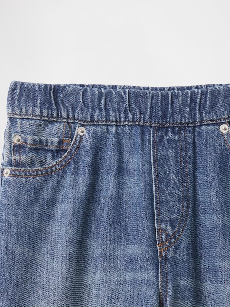 Gap Blue UltraSoft Pull On Baggy Jeans (4-13yrs) - Image 5 of 5