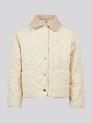 U.S. Polo Assn. Girls Diamond Quilt Jacket - Imagen 1 de 5