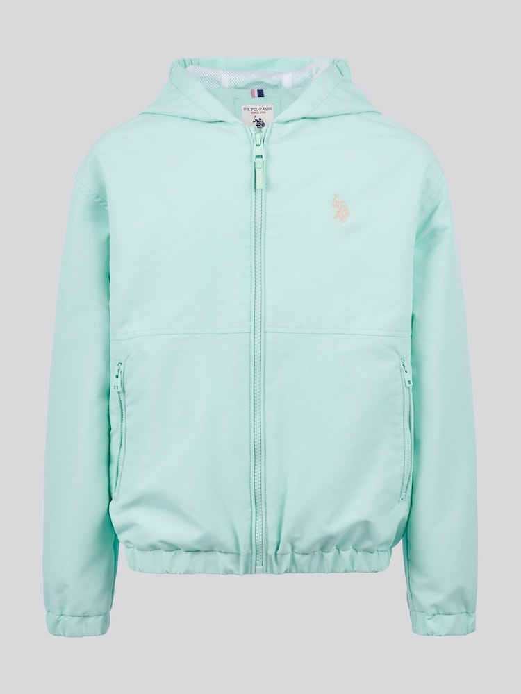 U.S. Polo Assn. Blue Girls Windbreaker - Image 1 of 5