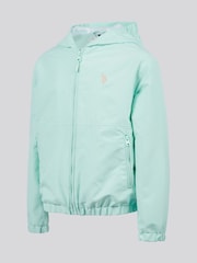 U.S. Polo Assn. Blue Girls Windbreaker - Image 2 of 5