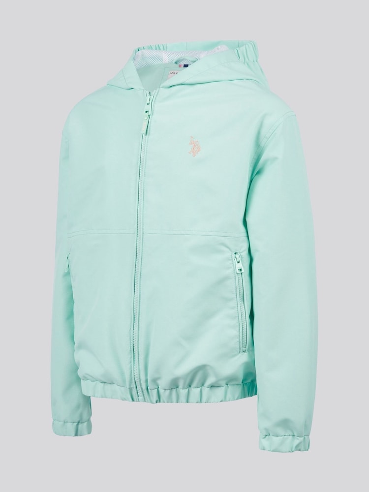 U.S. Polo Assn. Blue Girls Windbreaker - Image 2 of 5
