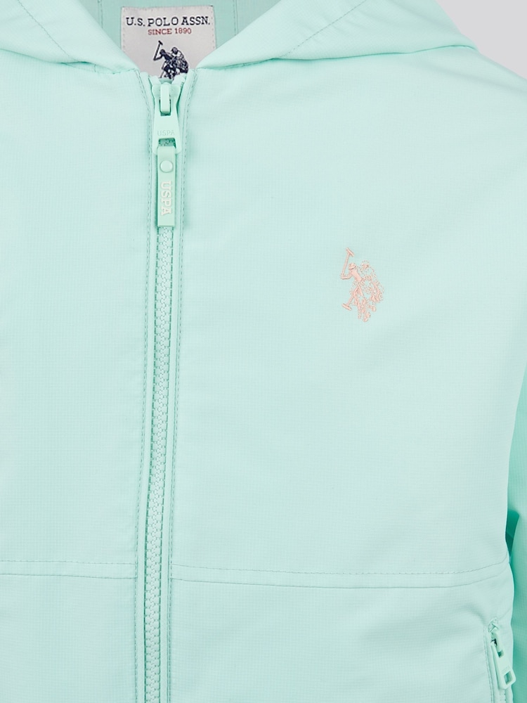 U.S. Polo Assn. Blue Girls Windbreaker - Image 4 of 5