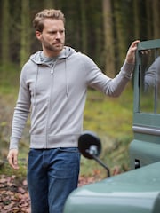 Lakeland Clothing Grey Heron 100% Cotton Hoodie - Bild 2 von 4
