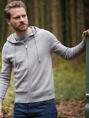Lakeland Clothing Grey Heron 100% Cotton Hoodie - Bild 3 von 4
