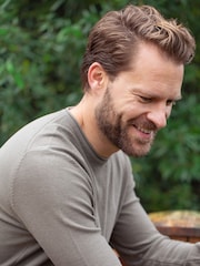 Lakeland Clothing Catbells 100% Cotton Crew Neck Jumper - Image 2 of 7