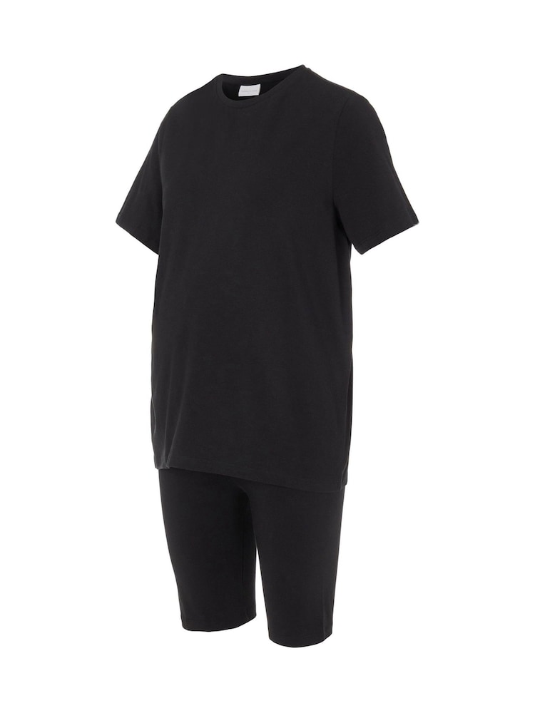 Mamalicious Short Sleeve Jersey T-Shirt And Shorts Set - Image 5 of 5